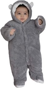 XMWEALTHY Unisex Baby Clothes Winter Coats Cute Newborn Infant Jumpsuit Snowsuit Bodysuits Registry for Baby Essentials Stuff - Image 4